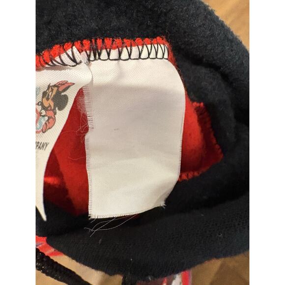 Vintage 80’s 90’s Disney Babies Mickey Red Hoodie Mickey Ears Size 6-12 Months - Picture 5 of 16